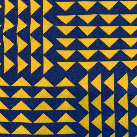 LuLaRoe woman’s dress Carly size XS mustard blue - Picture 11 of 11